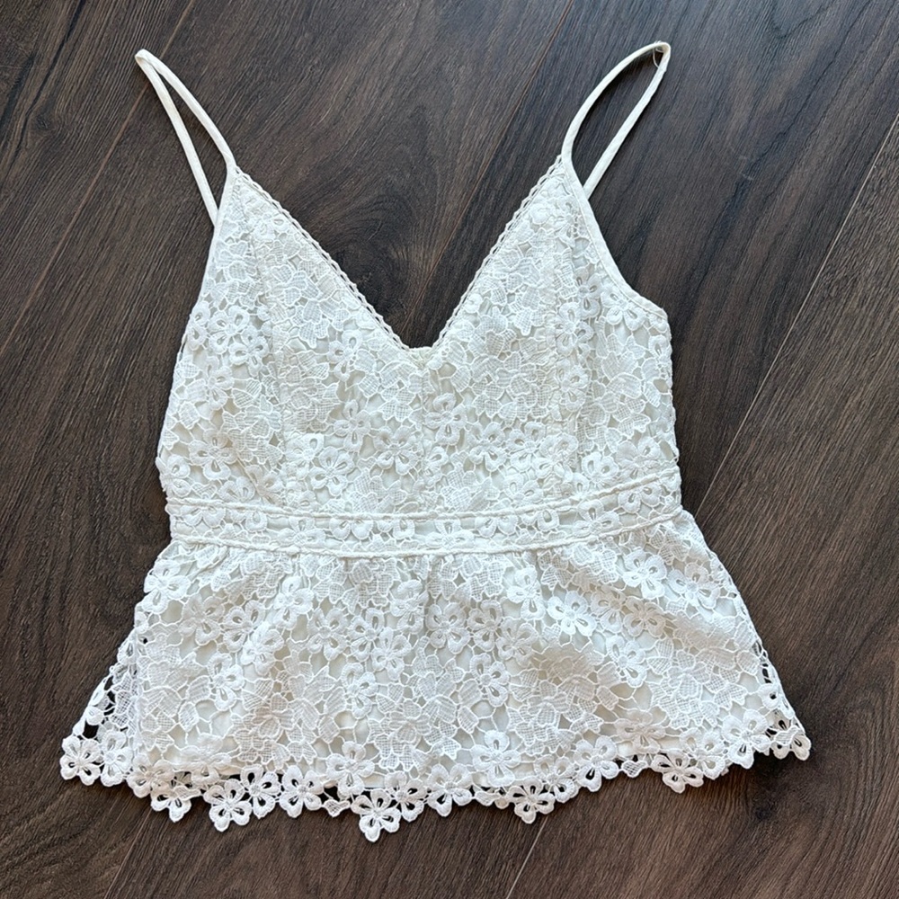 Darling Abercrombie lace tank. Size M